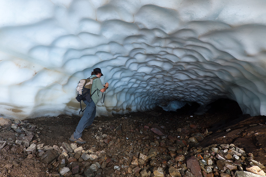 Túneles de hielo en Limits Adventure, sólo en la Guía Esquel