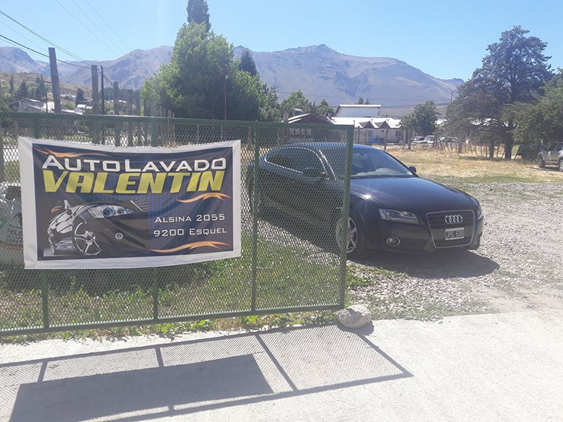 Autolavado valentin en la guia esquel
