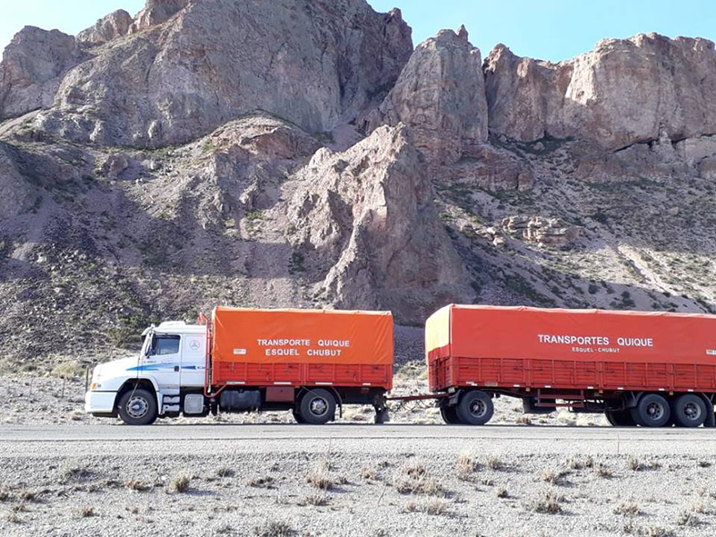 Transportes Quique en La Guia Esquel