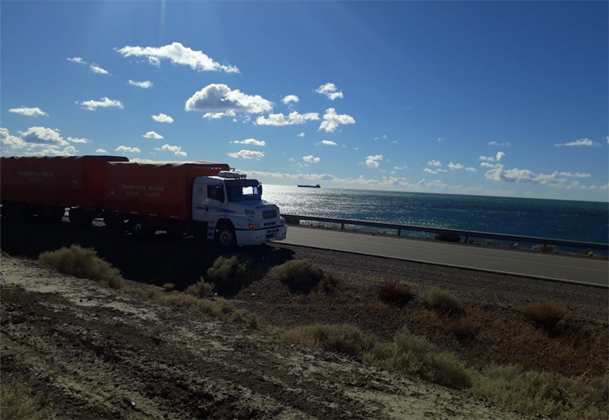 Transportes Quique en La Guia Esquel