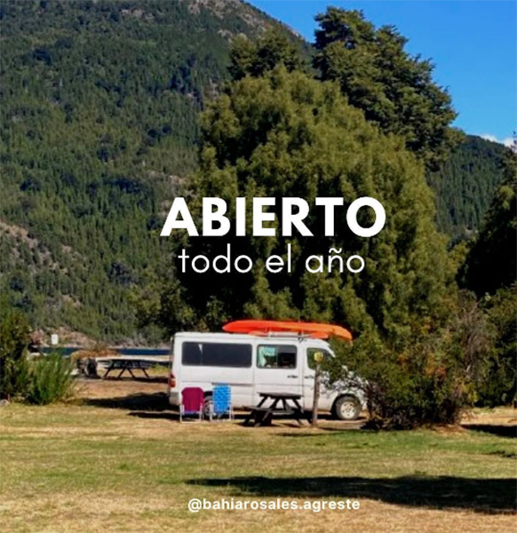 Camping_Agreste_bahia_Rosales_en La Guia Esquel