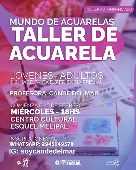 Cande_del_mar_Taller_deacuarelas_en_La_Guia_Esquel